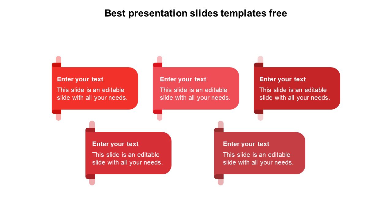 best presentation slides templates free-red